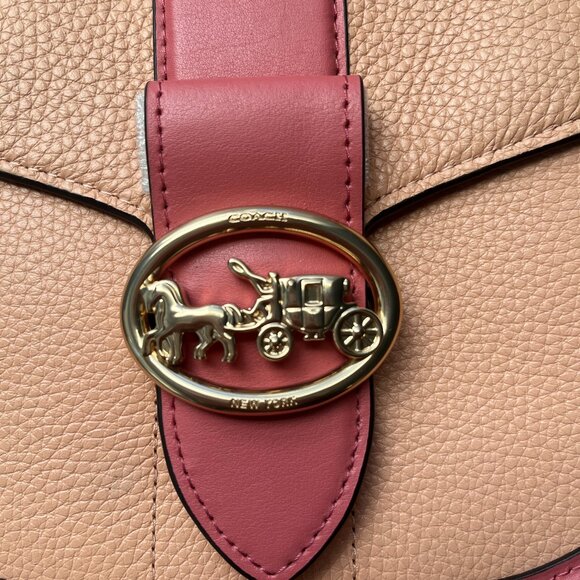 NWT Coach Georgie Saddle Bag Crossbody - Picture 2 of 9